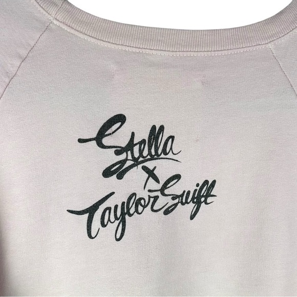 STELLA MCCARTNEY x TAYLOR SWIFT Tennessee Pink & Peach Fleece Shirt Size Large - Picture 6 of 7